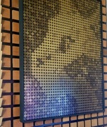 Obraz z monet jednogroszowych „Kot” – rękodzieło unikatowe/handmade