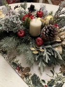 Duży stroik na Boże Narodzenie na stół świąteczny hand Made