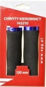 Chwyty Gripy z obejmą 130 mm czarno - niebieskie