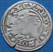 Aleksander, półgrosz litewski, napisy gotyckie