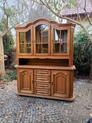 Solidny, drewniany kredens, używany, stan dobry/bardzo dobry