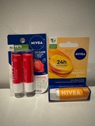 Balsam do ust pomadka Nivea Strawberry dwupak + Mango Shine