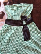 Sukienka w kratkę rozmiar s/m