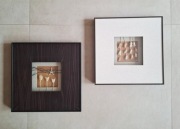 Obrazy na ścianę w beżach i brązach suszone rośliny