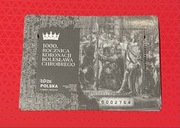 FI- 5443**blok 391 Czarnodruk Tysiąc Lecie Koronacji Bolesława Chrobrego