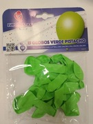 Zielone, limonka, balony 15 sztuk w opakowaniu, sylwester, karnawał