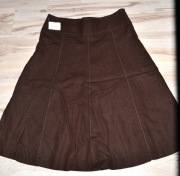 161^ atmosphere len Lniana spódnica  z podszewką 42/44