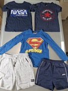 Pakiet Ubrań Chłopięcych Spodenki Bluza Koszulki