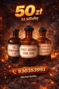 Sztanglasy ciemne butelki apteczne z lat 50/60