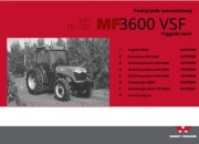 Instrukcja napraw Massey Ferguson  MF3615 S, MF 3625 S, MF 3635 S PL