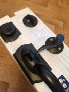 Klamka, pochwyt, Schlage Camelot - Black, cały zestaw