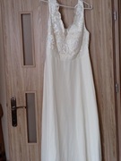 Sukienka do ślubu koło ecru 