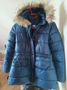 Kurtka dla dziewczynki -zimowa z odpinanym  kapturem 