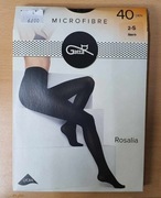 RAJSTOPY CZARNE Z MIKROFIBRY GATTA ROZMIAR S 40DEN