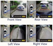 Kamery 360 widok z lotu ptaka do samochodu z ekranem MONTAŻ