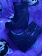 promocja!!!Botki na koturnie sexy militarne hit stylizacji 2024