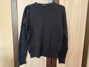 Sweter męski Kubenz, rozmiar S, granatowy, bawełniany