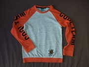 Bluza bawełniana z napisami na rękawach r. 128