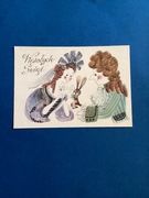 DANUTA IMIELSKA - POCZTÓWKA - „WIELKANOC” - 1963 rok