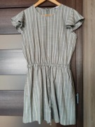 Krótki kombinezon w paski