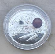 Niue Island 1 Dollar 2011 r Szlak Bursztynowy Kaliningrad srebro 