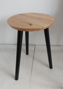 2 x Taboret - stolik drewniany typu LOFT