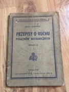 Przepisy o ruchu pojazdów mechanicznych - 1938r? Tuszyński