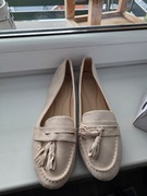 Mokasyny damskie beżowe roz 40