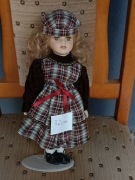 Kolekcjonerska Lalka porcelanowa 32cm.w super stanie