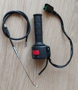 Kawasaki Z 500 Z500 24+ Ninja 500 przełącznik prawy rolgaz linka gazu