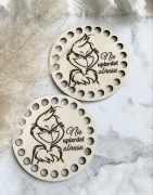 Baza do koszyka lub podkładki grinch świętą sklejka hit