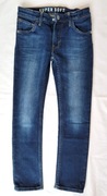 JEANS spodnie cienkie NIEBIESKIE SUPER SOFT 128