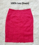 Lniana spódniczka ołówkowa XS S