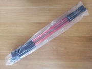 Kije Nordic walking, kolor czerwony, nowe
