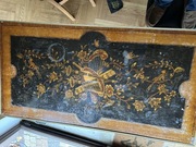 Bogato inkrustowane, pałacowe, dwustronne biurko,  - do renowacji