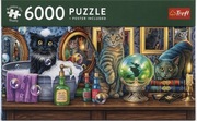 Magiczne koty - Puzzle Trefl 6000 elementów premium