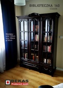 Prześliczna Biblioteczka 140` (3D-2S) Clasik Orzech Bekas Producent 
