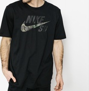 Tshirt koszulka czarna Nike Sb M męska bawełniana cotton bawełna