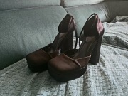 Zara buty na platformie kwadratowe ODBIÓR OSOBISTY 