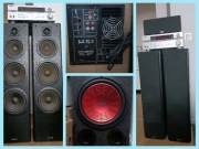 2 kolumny DIORA Zgc 120-8-903, Amplituner 5x90W, subwoofer AKTYWNY 