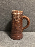 Ceramiczny kufel do piwa - PRL - Vintage