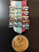 Masoński medal srebro 925  5 barów  k