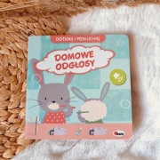 Domowe odgłosy dotknij i posłuchaj książeczka interaktywna 