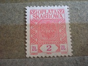 znaczek skarbowy znak opłata skarbowa 2 zł złote