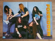 UNIKAT! MEGA Plakat/poster FORBIDDEN z 1991 r. - Format A2 - nowy!