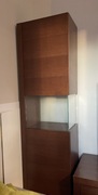 Witryna, szkło, fornir dębowy - stan bardzo dobry