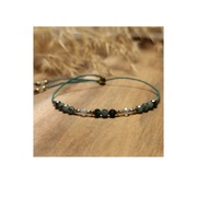 Elegancka bransoletka z naturalnym szmaragdem – symbol harmonii i siły