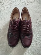 Clarks skórzane oxfordy damskie rozm.39