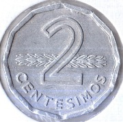 URUGWAJ 2 Centésimo 1978, KM# 72, AU