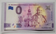 Banknot kolekcjonersk 0 Euro 10. rocznica Beatyfikacji Jana Pawła II folder
